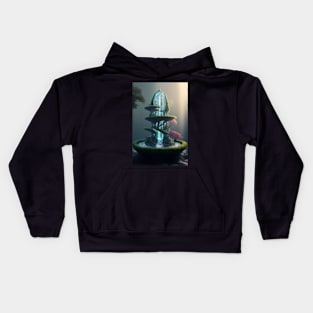 A Magical Garden of Tranquility Kids Hoodie